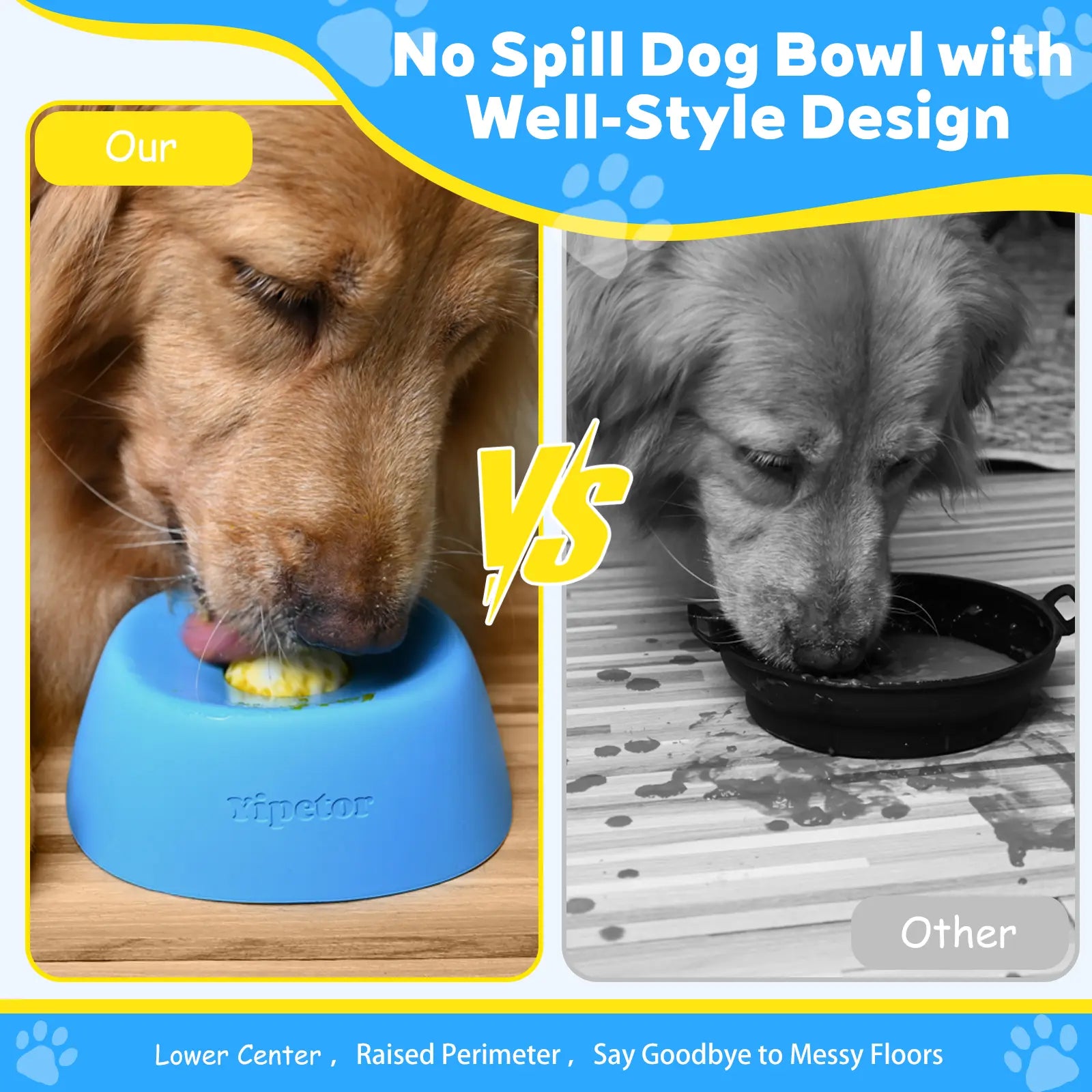 Yipetor's Wiggly Bowl of Slurp-tastic Joy: The No-Splash Bone Broth Bash for Pooches – Because Who Knew Eating Could Be This Much Fun?! #PuppyLickfest #SloppySeconds