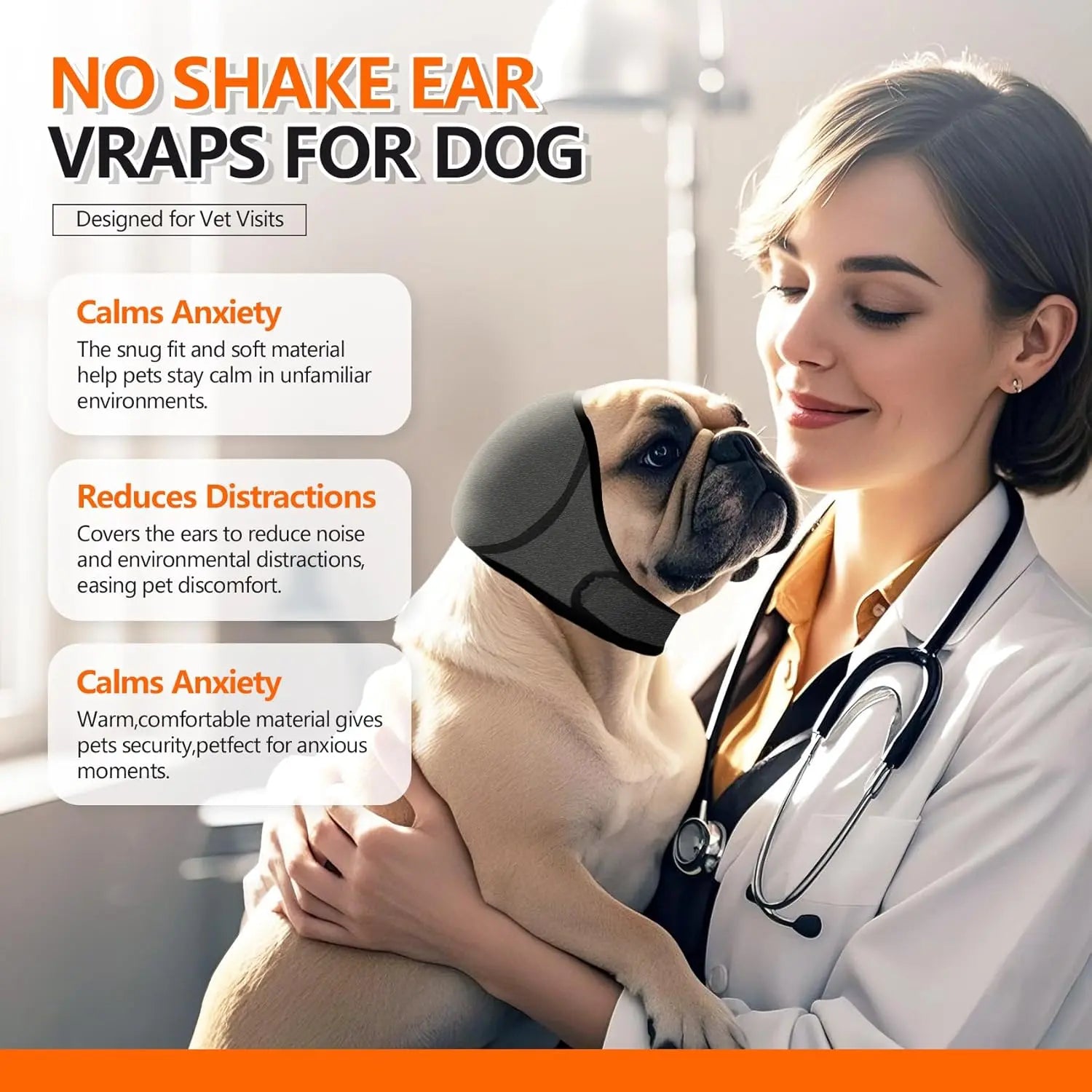 Bark-a-Lounger: Fido's Fashionable Ear Muff Wonder for Silent Beach Vacays!