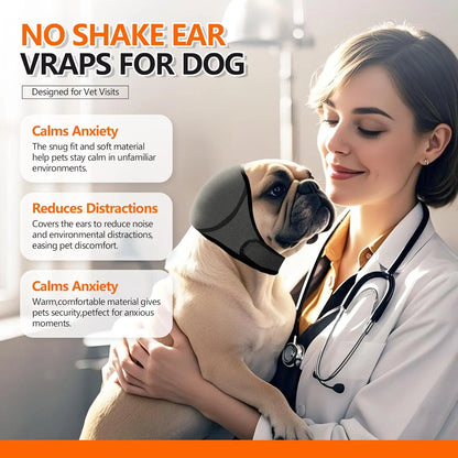 Bark-a-Lounger: Fido's Fashionable Ear Muff Wonder for Silent Beach Vacays!