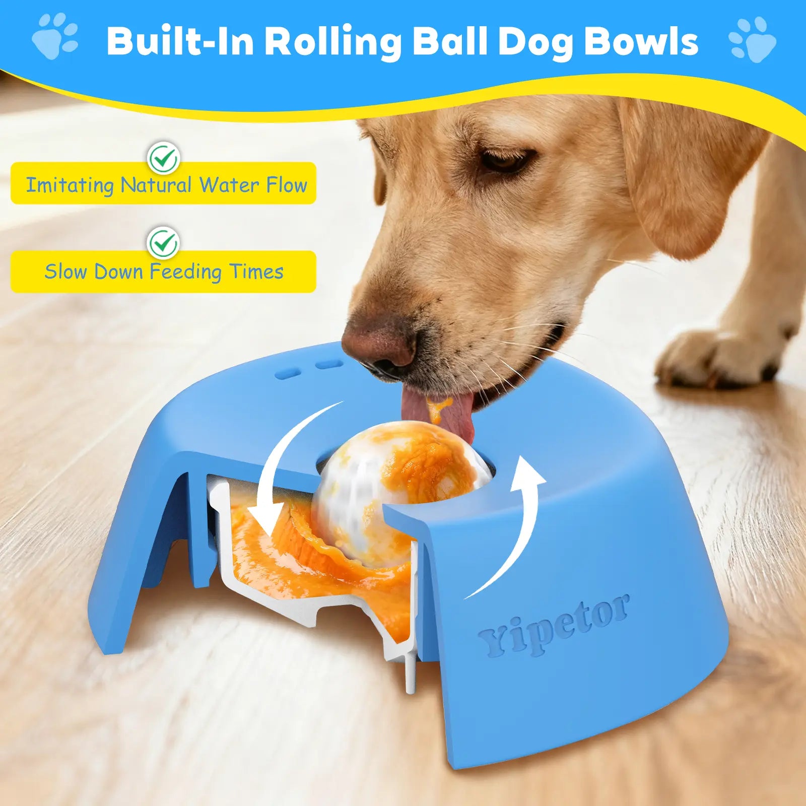 Yipetor's Wiggly Bowl of Slurp-tastic Joy: The No-Splash Bone Broth Bash for Pooches – Because Who Knew Eating Could Be This Much Fun?! #PuppyLickfest #SloppySeconds