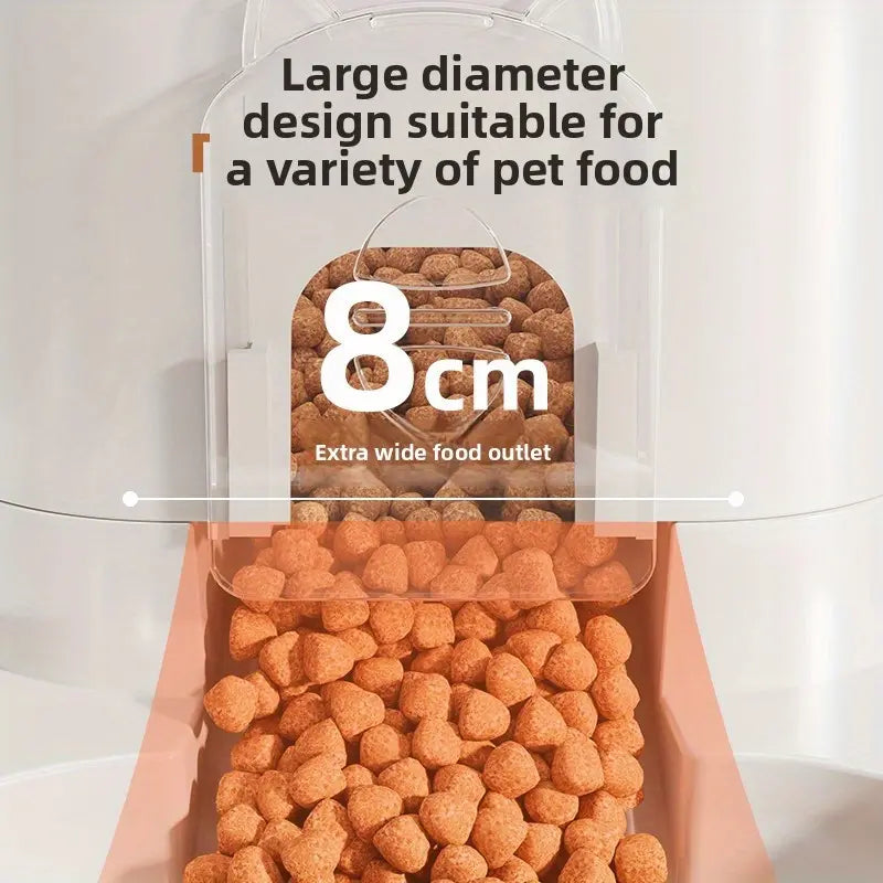 Purr-fectly Hydrated: The Cat's Ultimate Water & Snack Oasis - No Batteries, No Worries, Just Meow-nificent Sips & Nibbles!