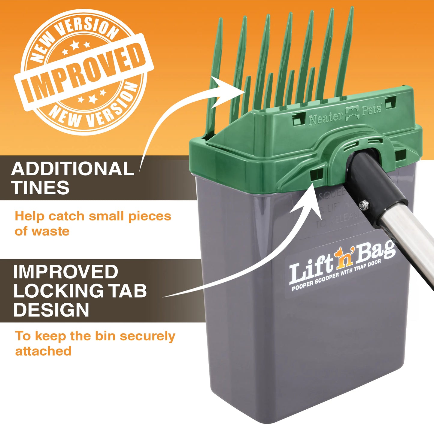 The "Lazy Human's Ultimate Poop Collector: 22” of Scooping Power & Extra-Large Bags for Those Unforgettable Doggie Deposits!