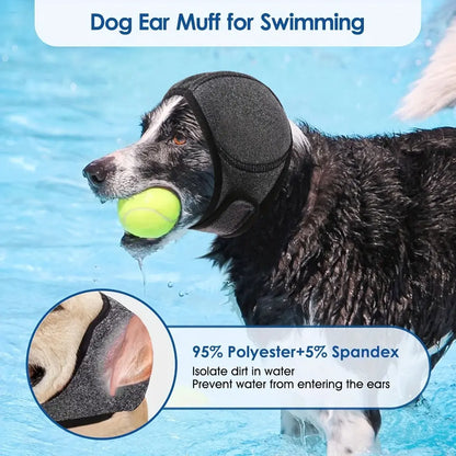 Bark-a-Lounger: Fido's Fashionable Ear Muff Wonder for Silent Beach Vacays!