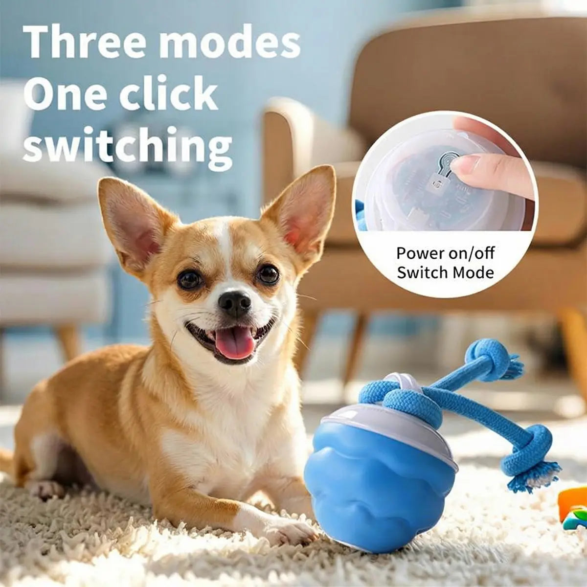 Wag-tastic Wiggle Ball: The Squeaky Snack Your Small Pooch & Purr-fect Feline Can't Resist!