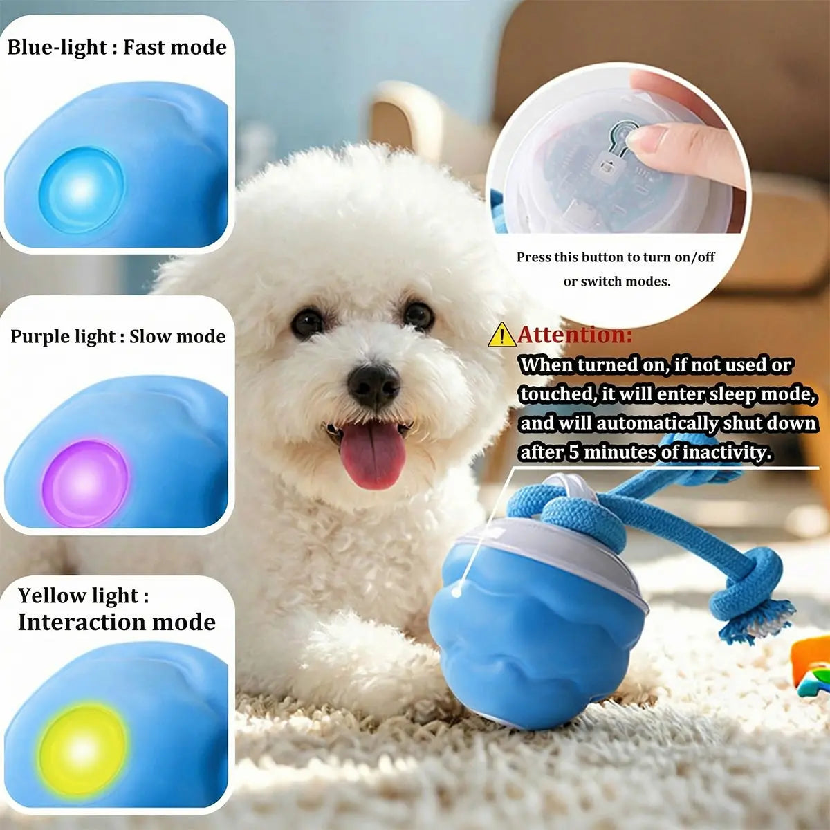 Wag-tastic Wiggle Ball: The Squeaky Snack Your Small Pooch & Purr-fect Feline Can't Resist!
