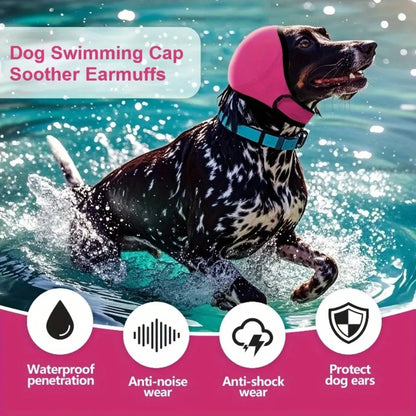 Bark-a-Lounger: Fido's Fashionable Ear Muff Wonder for Silent Beach Vacays!