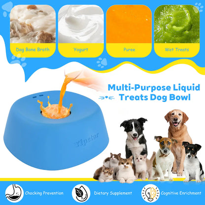 Yipetor's Wiggly Bowl of Slurp-tastic Joy: The No-Splash Bone Broth Bash for Pooches – Because Who Knew Eating Could Be This Much Fun?! #PuppyLickfest #SloppySeconds
